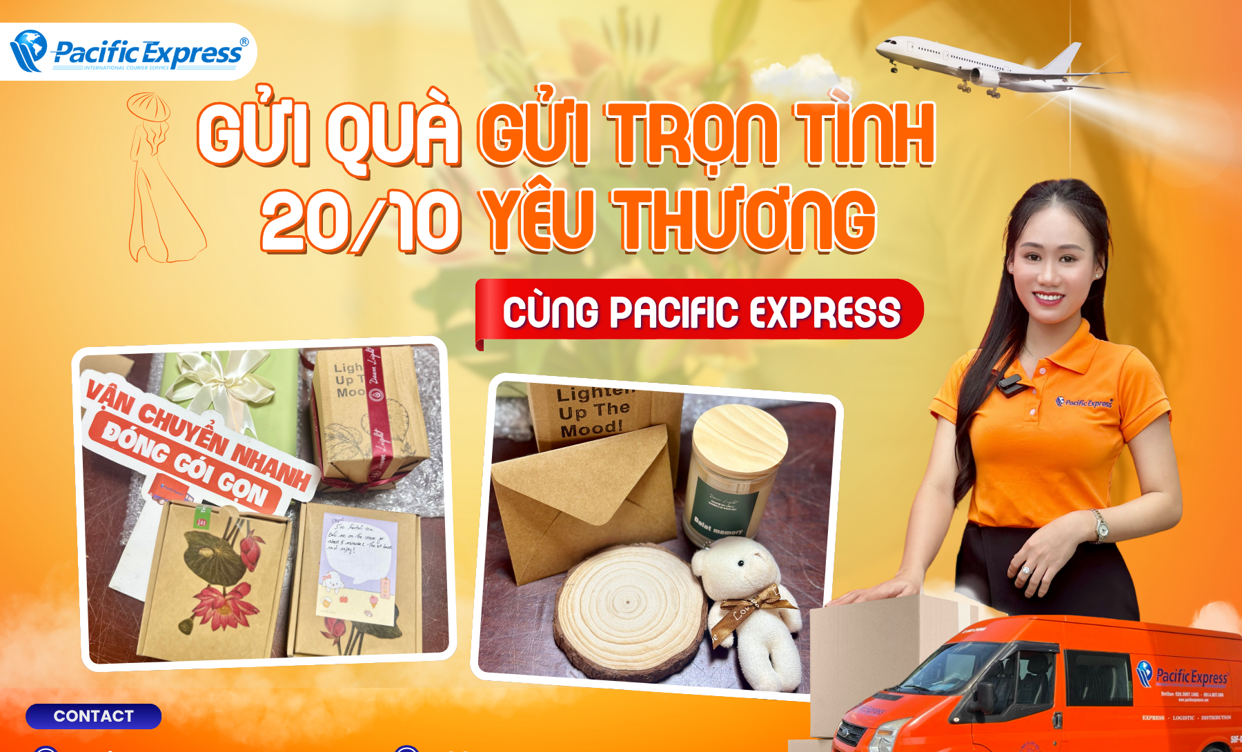 Pacific Express - Gửi quà 20/10 đi quốc tế